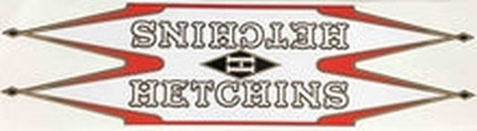 HETCHINS downtube wrap - over decal. The 6 day decal - H Lloyd Cycles