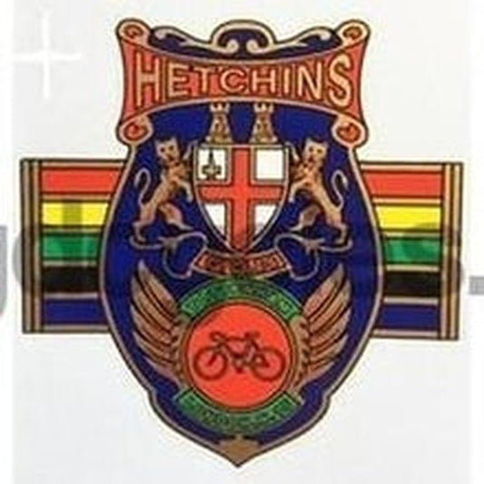 HETCHINS Headbadge with Olympic bands - H Lloyd Cycles