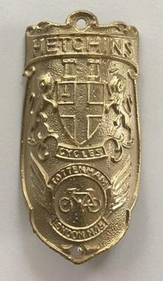Hetchins Metal Headbadge - H Lloyd Cycles