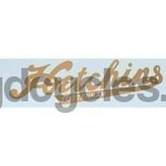 HETCHINS plain gold "Tottenham" D/T transfer - H Lloyd Cycles