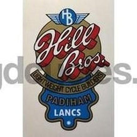 HILL SPECIAL head/seat transfer.