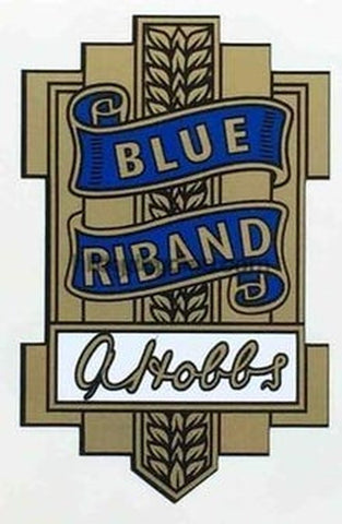 HOBBS BLUE RIBAND head/seat transfer.