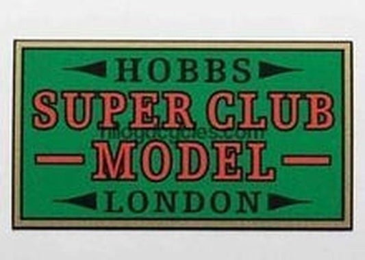 Hobbs Super Club Model Decal - H Lloyd Cycles