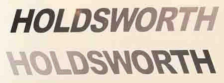 Holdsworth Double downtube decals - H Lloyd Cycles