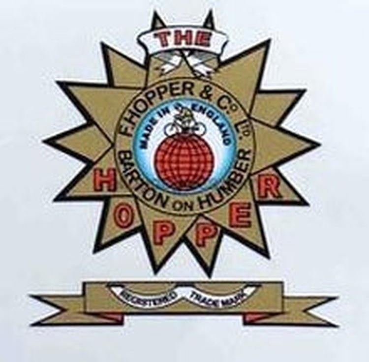 HOPPER crest decal. - H Lloyd Cycles