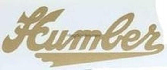 HUMBER gold script - H Lloyd Cycles