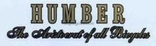 HUMBER "The Aristocrat of all Bicycles" decal. - H Lloyd Cycles