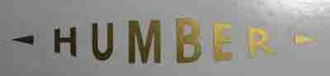Humber chaincse decal