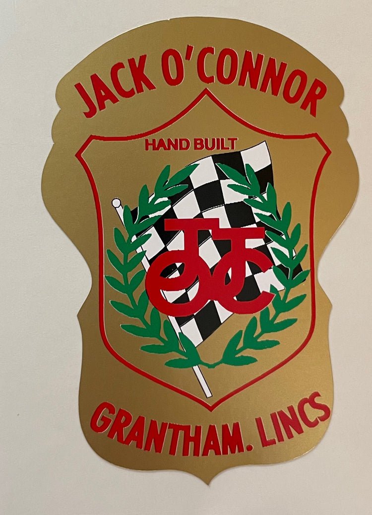 Jack O'Connor crest - H Lloyd Cycles