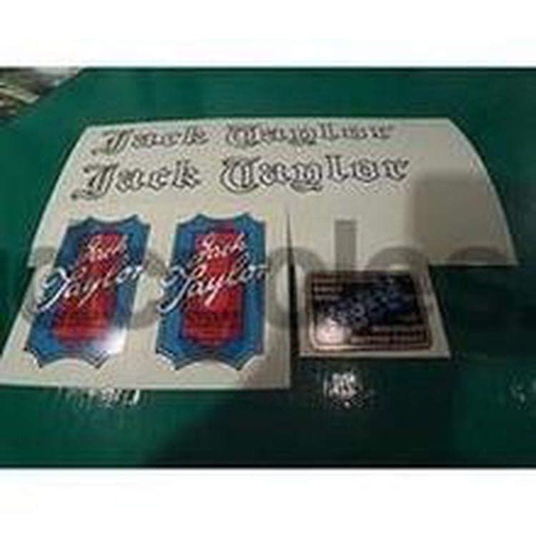 JACK TAYLOR "Gothic" decal set inc 531. - H Lloyd Cycles