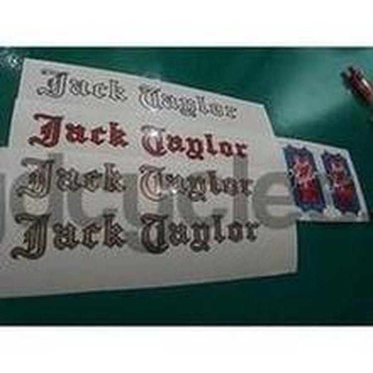 JACK TAYLOR "Gothic" decal set inc 531. - H Lloyd Cycles