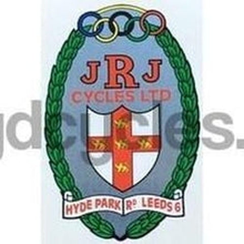 JRJ (OLYMPIC CYCLES, LEEDS) head/seat decal.