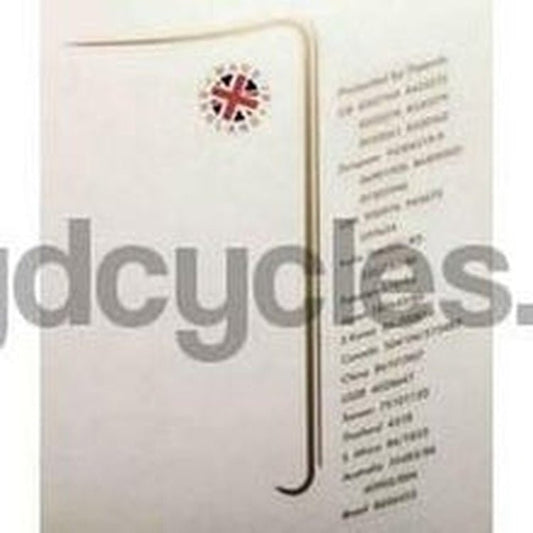 Kirk precision patent decal. - H Lloyd Cycles