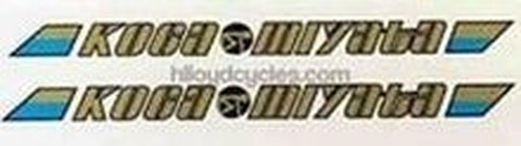 Koga Miyata Chainstay Decals