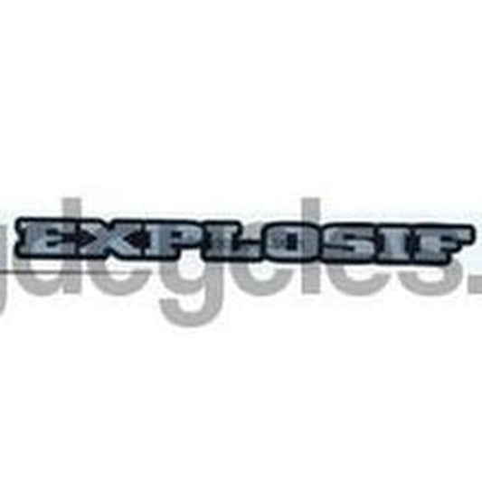 KONA "Explosif" top tube model decal. - H Lloyd Cycles