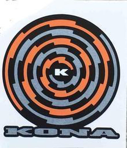KONA head/seat tube decal.