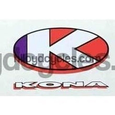 KONA head/seat tube decal