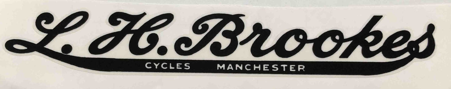 L H Brookes, Manchester Downtube decal - H Lloyd Cycles