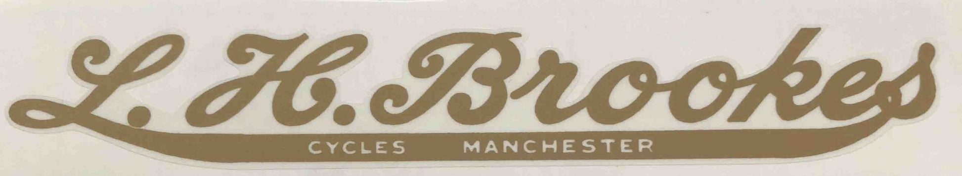 L H Brookes, Manchester Downtube decal - H Lloyd Cycles