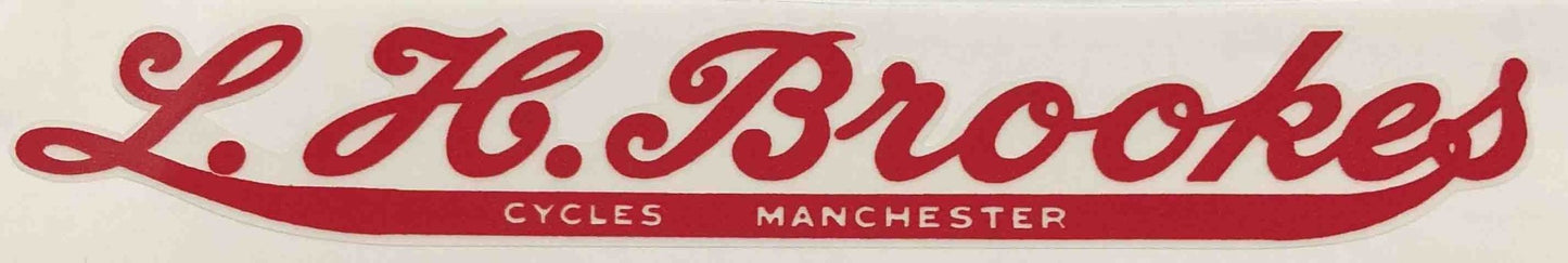 L H Brookes, Manchester Downtube decal - H Lloyd Cycles