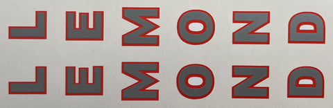Lemond seat tube decals