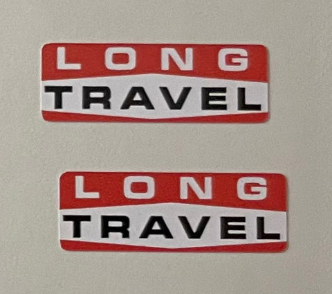 Rock Shock Long Travel decals