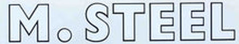 M STEEL (Gosforth) downtube decal