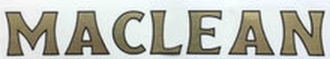 MACLEAN downtbue decal.