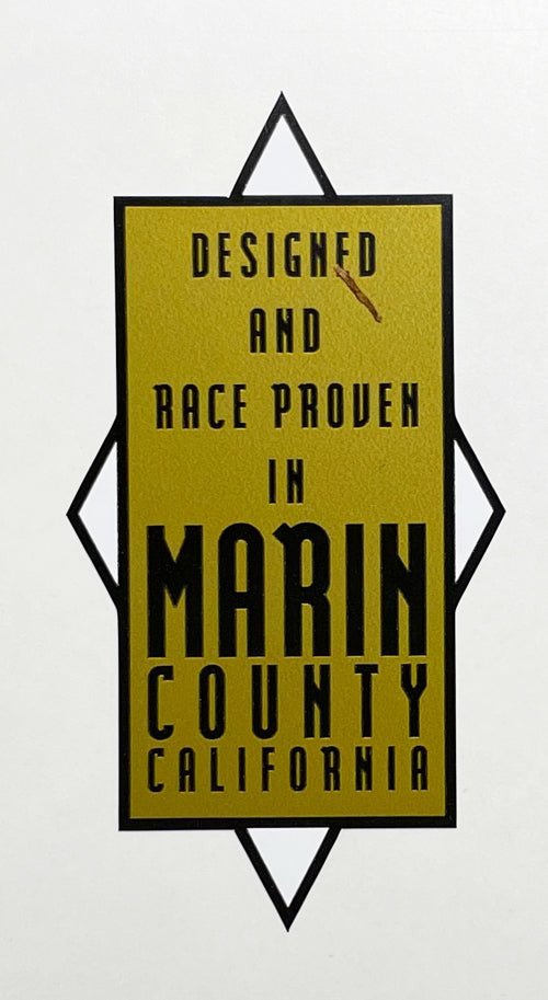 Marin county decal - H Lloyd Cycles