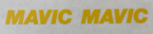 Mavic yellow rim decals - H Lloyd Cycles