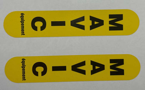 Mavic equipment decals