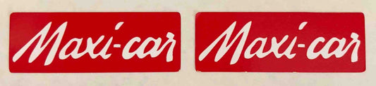 Maxi - car Hub decals - H Lloyd Cycles