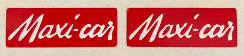 Maxi-car Hub decals