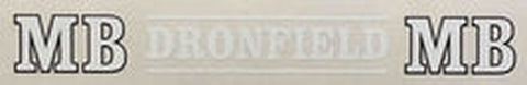 MB DRONFIELD Downtube decal