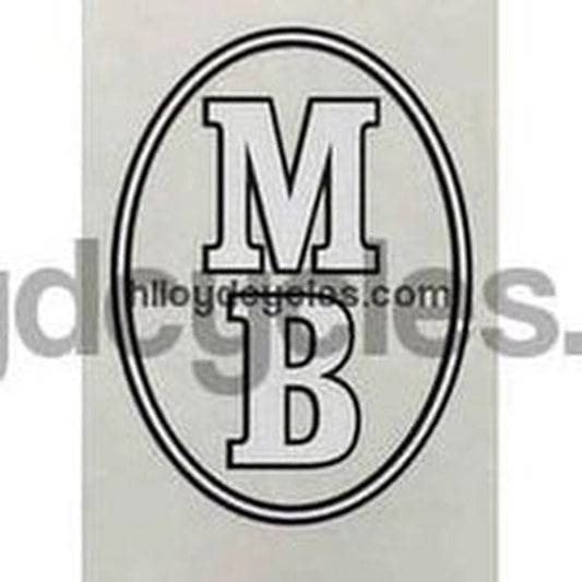 MB DRONFIELD Oval head decal. - H Lloyd Cycles