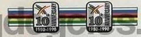 MERCKX. Eddie Merckx seat tube bands 10th Anniversary.