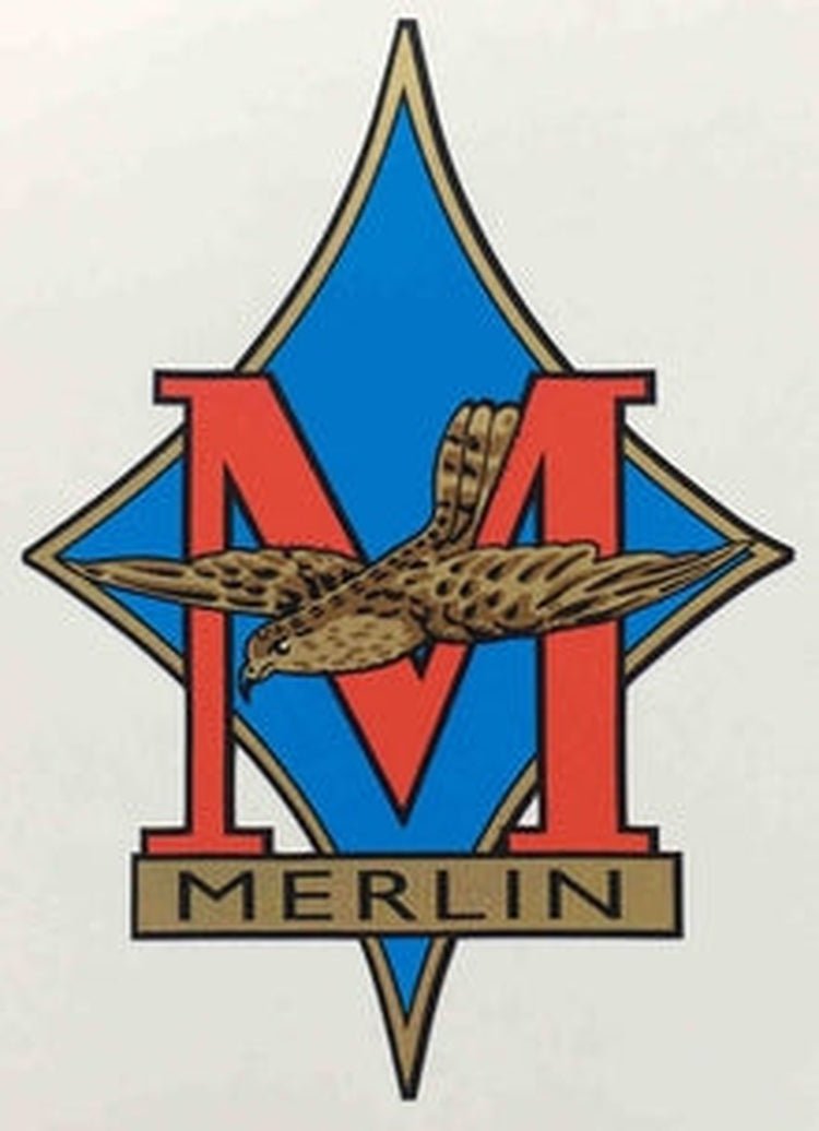 MERLIN (London) head decal. - H Lloyd Cycles