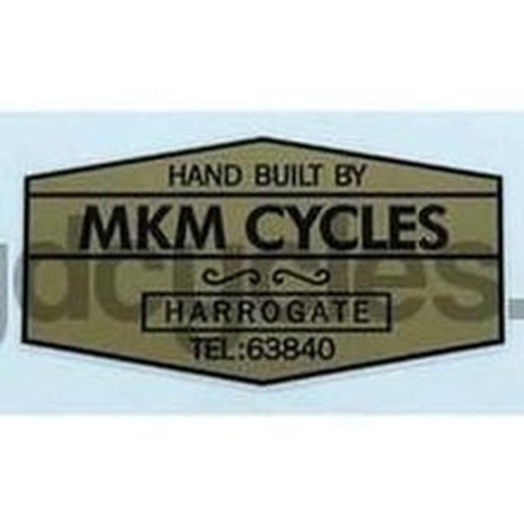 MKM Gold Hexagonal decal - H Lloyd Cycles