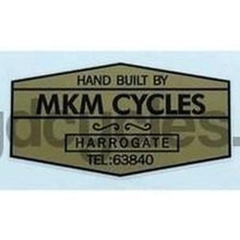 MKM Gold Hexagonal decal