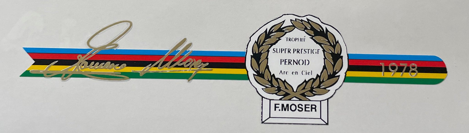 Moser Top tube decal - H Lloyd Cycles