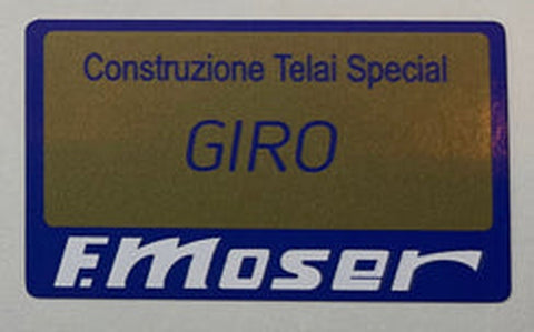 F Moser frame decals