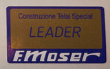 F Moser frame decals