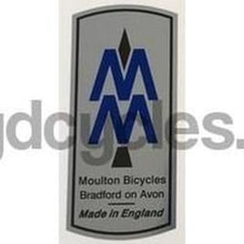 MOULTON head tube decal. Bradford