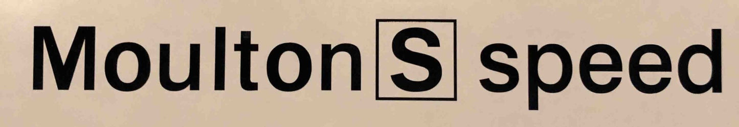 Moulton S Speed downtube decal - H Lloyd Cycles