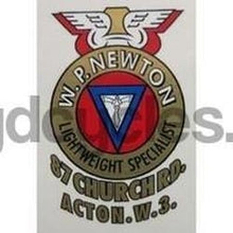 NEWTON. W.P. Newton (Acton) head/seat transfer.