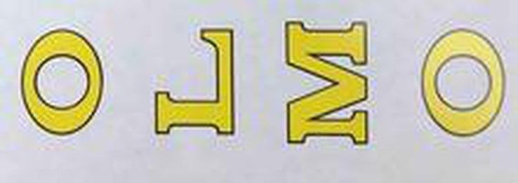 OLMO fork/seat stay decal. - H Lloyd Cycles