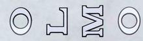 OLMO fork/seat stay decal.