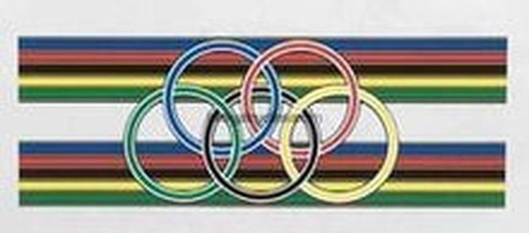 Olympic band with Olympic rings - H Lloyd Cycles