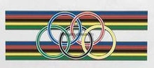 Olympic band with Olympic rings - H Lloyd Cycles
