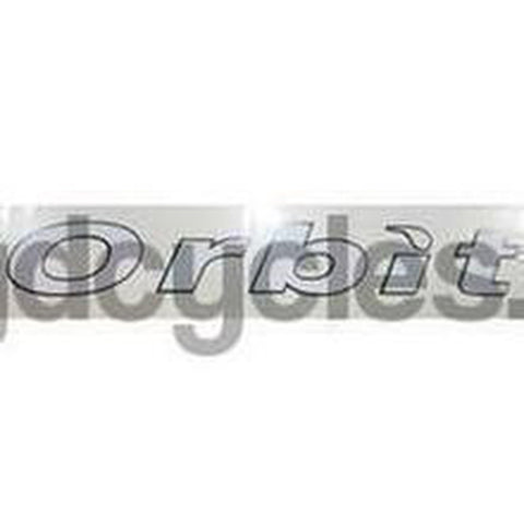 ORBIT downtube decal.